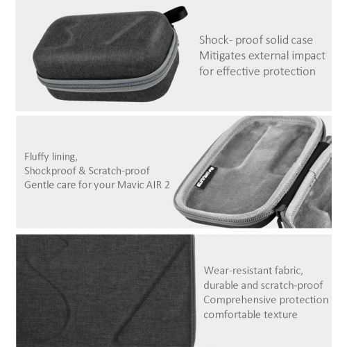  Owoda Mavic Air 2S Carrying Case Drone Body and Remote Control Portable Storage Case Travel Bag Protective Cover for DJI Mavic Air 2S / Air 2