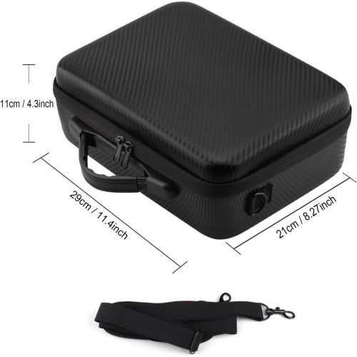  Owoda Mavic Mini 2 Portable Case Waterproof Hard Shell Case Travel Storage Carrying Bag with Adjustable Lanyard for DJI Mavic Mini 2 Fly More Combo