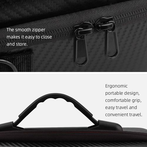  Owoda Mavic Mini 2 Portable Case Waterproof Hard Shell Case Travel Storage Carrying Bag with Adjustable Lanyard for DJI Mavic Mini 2 Fly More Combo