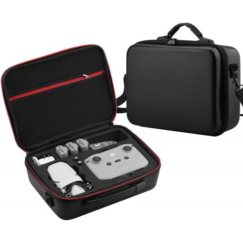  Owoda Mavic Mini 2 Portable Case Waterproof Hard Shell Case Travel Storage Carrying Bag with Adjustable Lanyard for DJI Mavic Mini 2 Fly More Combo