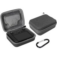 Owoda Carrying Case for DJI RC Pro, Storage Travel Bag with Carabiner, Remote Controller Hard Shell Protective Cover for DJI Mavic 3 Accessories (Grey)