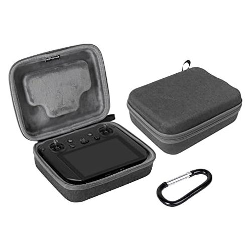  Owoda Carrying Case for DJI RC Pro, Storage Travel Bag with Carabiner, Remote Controller Hard Shell Protective Cover for DJI Mavic 3 Accessories (Grey)
