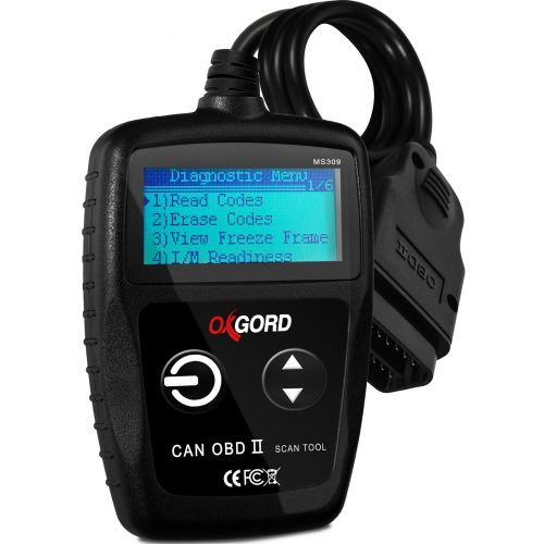  OxGord OBD2 Scanner OBDII Code Reader - Scan Tool for Check Engine Light - MS309 Universal Diagnostic for Car, SUV, Truck and Van