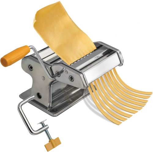  OxGord Edelstahl Frische Pasta Maker Roller Maschine