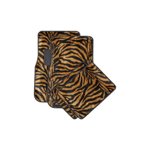  OxGord Front and Back Zebra Pattern Car Floor Mats