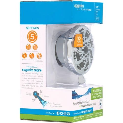  Oxygenics Fury Chrome Fixed Shower Head