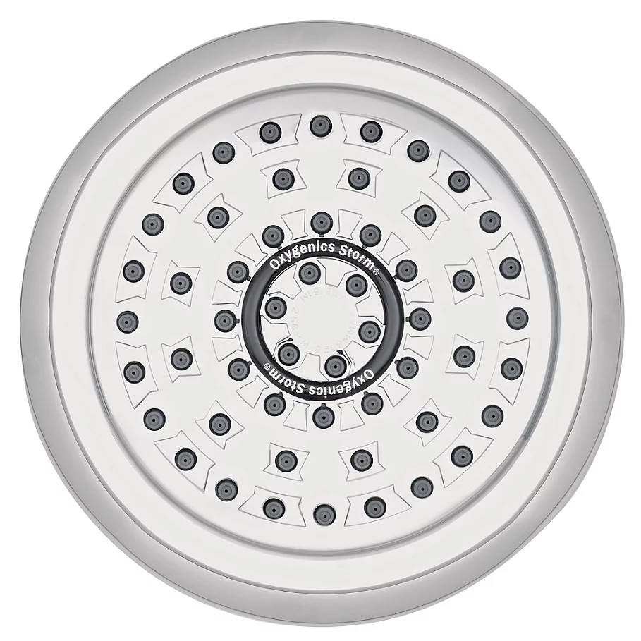  Oxygenics Storm Rain Showerhead in Chrome