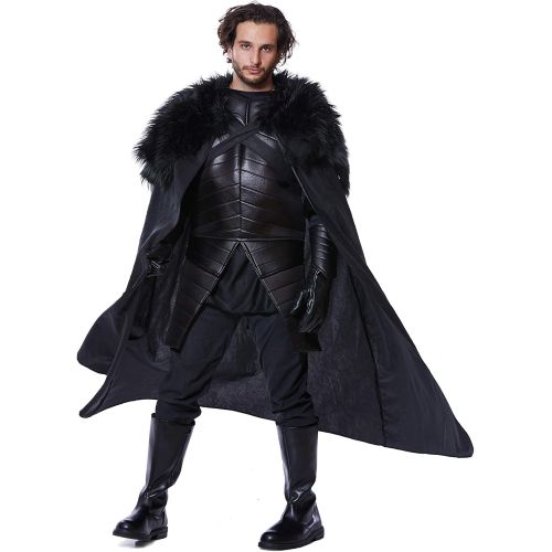  할로윈 용품Oya Costumes - Jon Snow Costume - Game of Thrones| Cosplay, Halloween, Theme Party Full Set Outfit Cape for Adults