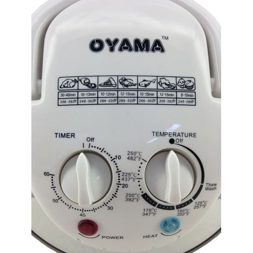  Oyama TRO-110C Turbo Convection Oven, 12 L, White: Convection Countertop Ovens: Kitchen & Dining