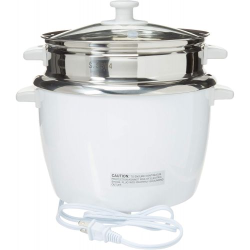  [아마존베스트]OYAMA Stainless 16-Cup (Cooked) (8-Cup UNCOOKED) Rice Cooker, Stainless Steel Inner Pot, Stainless Steamer Tray (CNS-A15U)