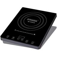 Oyama 1800 Watt Easy Clean - Premier Glass Top Induction Counter Top Burner with Touch Sensitive Controls and Free Steel Wok included
