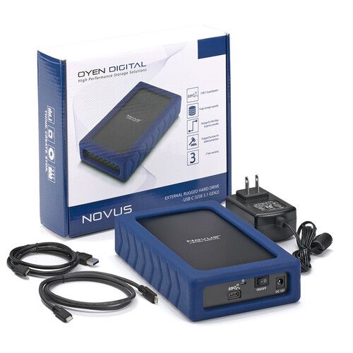  Oyen Digital 18TB Novus USB-C 3.2 Gen 2 Rugged Desktop Hard Drive