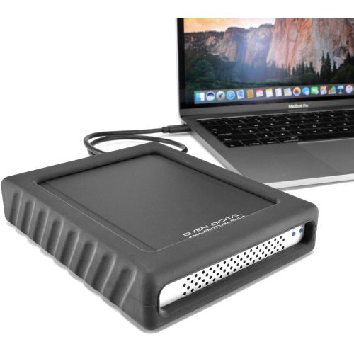  Oyen Digital 10TB MiniPro Dura RAID USB 3.1 (USB-C) Portable Rugged Hard Drive