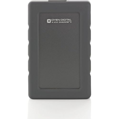  Oyen Digital U32 Shadow Dura 1TB USB-C (3.1 Gen 2) Rugged Portable Hard Drive, Slate Gray