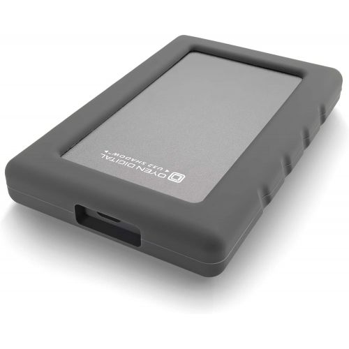 Oyen Digital U32 Shadow Dura 1TB USB-C (3.1 Gen 2) Rugged Portable Hard Drive, Slate Gray
