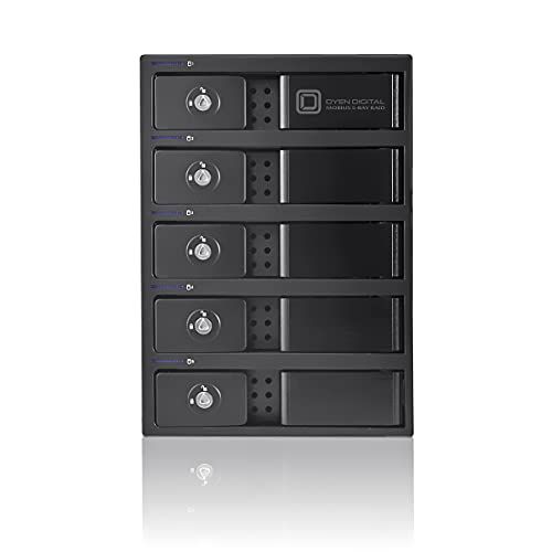  Oyen Digital 90TB Mobius 5-Bay FireWire 800, eSATA, USB 3.0 RAID Hard Drive Array