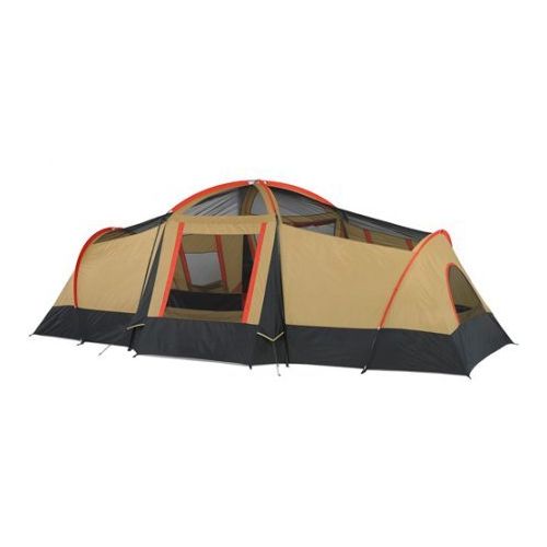  Ozark Modern Big Mountain 10 Person 3 Room Tent Instant Tents Set Up for Vacation, Camping and Travel - with Front Canopy, Removable Dividers, Windows and Built-In Mud Mat, BONUS E-book