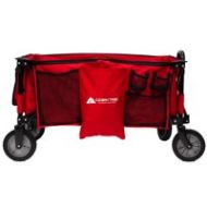 Ozark Trail Quad Folding Wagon with Telescoping Handle, Red