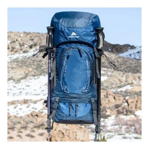 오자크트레일 [아마존베스트]Ozark Trail Hiking Backpack Eagle, 40L Capacity, Blue