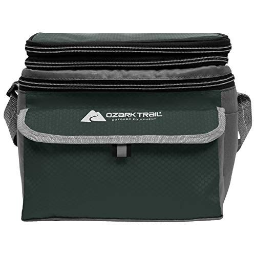 오자크트레일 Ozark Trail 6 Can Cooler with Expandable Top - Green