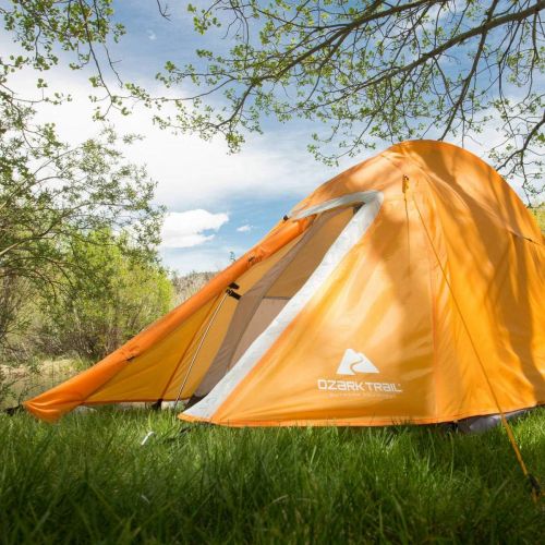오자크트레일 Ozark Trail Ultra Light Back Packing 4 X 7 X 65 Tent with Full Fly, Sleeps 1