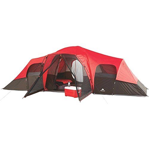 오자크트레일 OZARK Trail Family Cabin Tent (Red/Black, 10 Person)