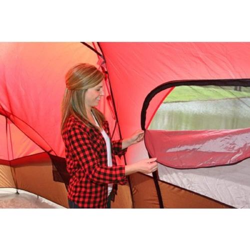 오자크트레일 OZARK Trail Family Cabin Tent (Red/Black, 10 Person)