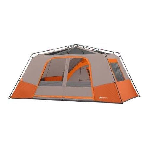 오자크트레일 Ozark Trail 11 Person 3 Room 14' x 14' Instant Cabin Tent (Orange)