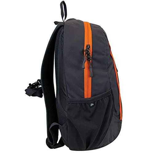 오자크트레일 OZARK TRAIL Bell Mountain 18L Water Resistant Commuter Backpack in Greystone/Orange Crush Bundle 36oz White Water Bottle