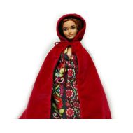 OzarkFashions RED RIDING HOOD Cape and Dress for Curvy Barbie, Fashionista Tall Barbie and Silkstone Barbie. One Size Fits All