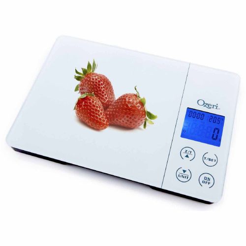  Ozeri Gourmet Digital Kitchen Scale with Timer, Alarm and Temperature Display