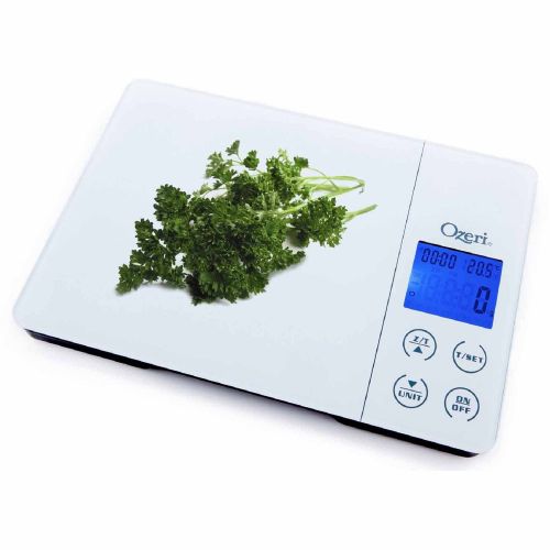  Ozeri Gourmet Digital Kitchen Scale with Timer, Alarm and Temperature Display