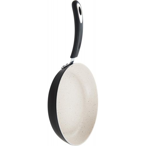  Ozeri 8 Earth Frying Pan, 100% APEO & PFOA-Free Stone-Derived Non-Stick Coating from Germany, 12-Inch, Lava Black