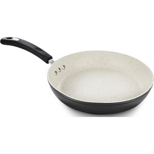  Ozeri 8 Earth Frying Pan, 100% APEO & PFOA-Free Stone-Derived Non-Stick Coating from Germany, 12-Inch, Lava Black