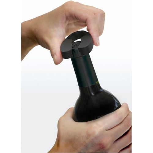  [아마존베스트]Ozeri Pro Electric Bottle Opener with Wine Pourer, Stopper, Foil Cutter and Elegant Recharging Stand, Silver