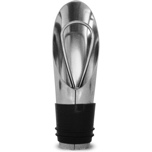  Ozeri Nouveaux II Electric Wine Opener in Black, with Foil Cutter, Wine Pourer and Stopper