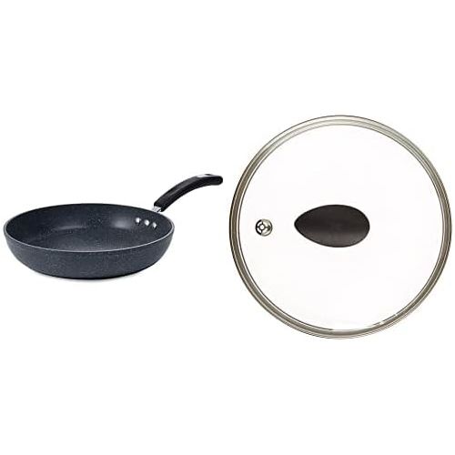  10 Stone Earth Frying Pan and Lid Set by Ozeri, with 100% APEO & PFOA-Free Stone-Derived Non-Stick Coating from Germany