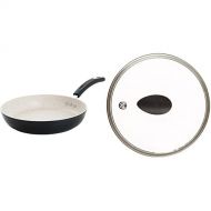 10 Stone Earth Frying Pan and Lid Set by Ozeri, with 100% APEO & PFOA-Free Stone-Derived Non-Stick Coating from Germany