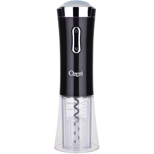  [아마존베스트]Ozeri Nouveaux Electric Removable Free Foil Cutter Wine Opener, One Size, Black