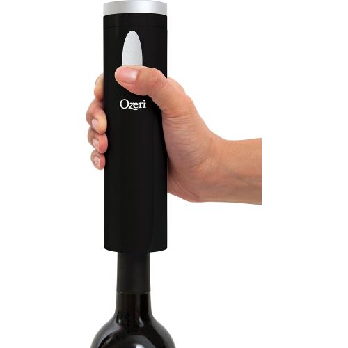  [아마존베스트]Ozeri Fascina Electric Wine Bottle Opener and Corkscrew, Black