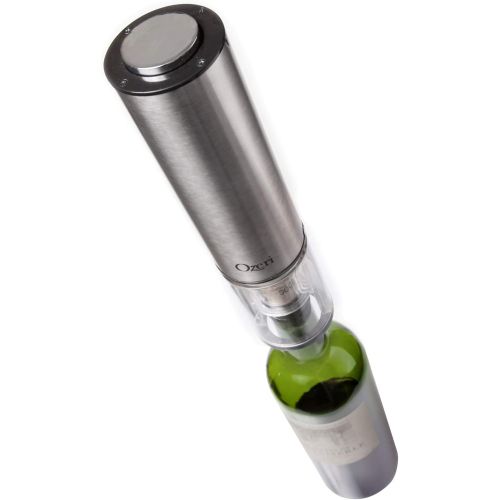  Ozeri Extravo Electric Wine Opener in Stainless Steel with Auto Activation (Button-Free Operation)