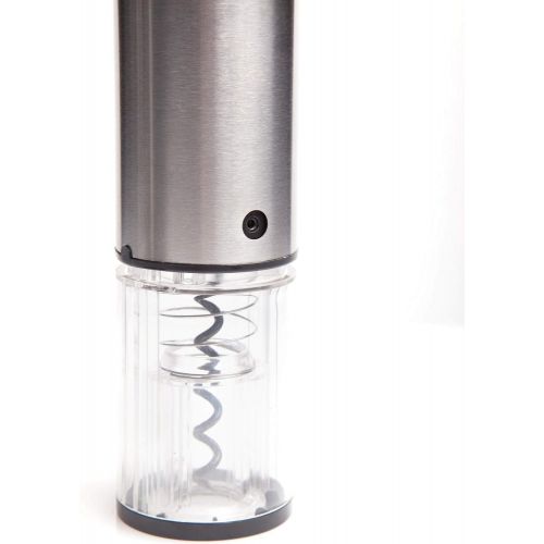  Ozeri Extravo Electric Wine Opener in Stainless Steel with Auto Activation (Button-Free Operation)