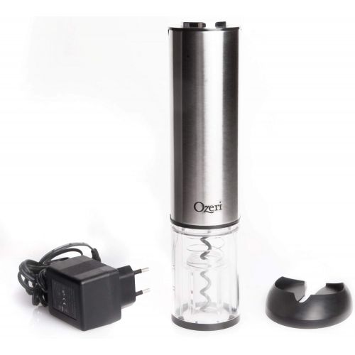  Ozeri Extravo Electric Wine Opener in Stainless Steel with Auto Activation (Button-Free Operation)