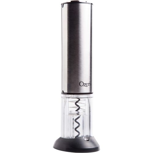  Ozeri Extravo Electric Wine Opener in Stainless Steel with Auto Activation (Button-Free Operation)