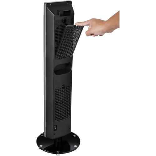  Ozeri OZH1 Dual Zone Oscillating Heater with Remote, Black