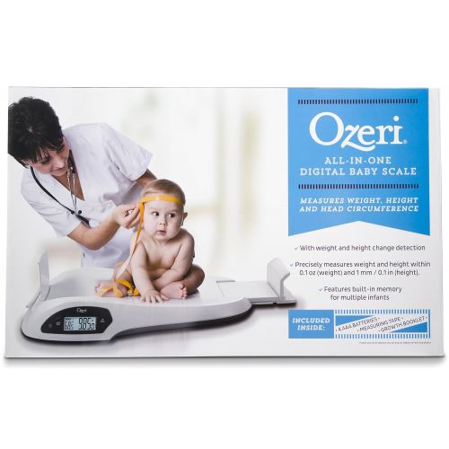  Ozeri All-in-One Baby and Toddler Scale - with Weight and Height Change Detection