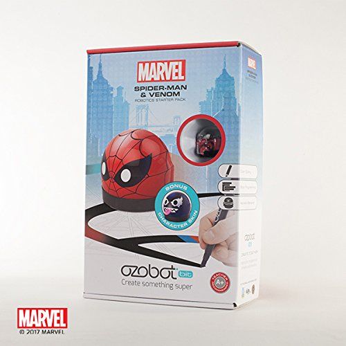  Ozobot Bit Coding Robot, Spider-Man (Red)