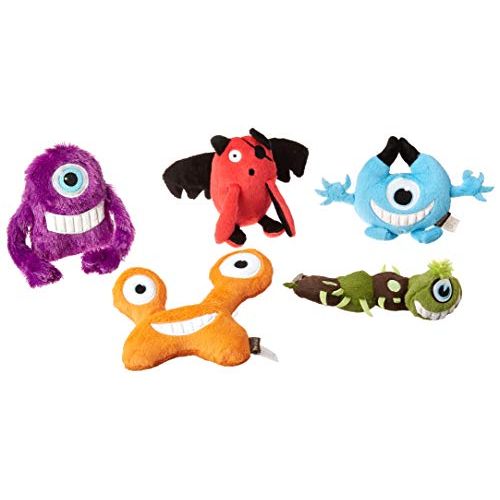  P.L.A.Y. (Pet Lifestyle and You) P.L.A.Y. - Dog Plush Toy with Squeaker Monster Set