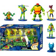 P.M.I. Teenage Mutant Ninja Turtles Toppers, 12 Pieces Deluxe Pack - for Writing, Party Decor, Toppers Gifts playable Figures, Ninja Turtle Party Supplies ? Quality Gifts for Ages 3+ by P