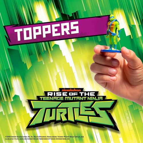  P.M.I. Teenage Mutant Ninja Turtles Toppers, 12 Pieces Deluxe Pack - for Writing, Party Decor, Toppers Gifts playable Figures, Ninja Turtle Party Supplies ? Quality Gifts for Ages 3+ by P